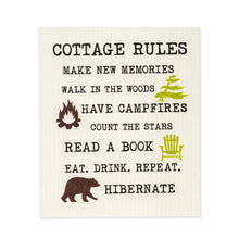 Load image into Gallery viewer, Moose &amp; Rules Dishcloths. Set of 2