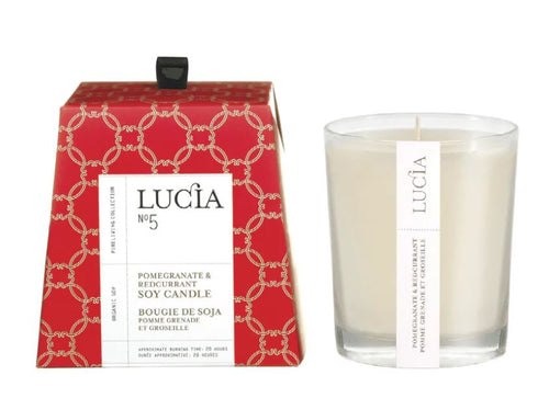 Lucia N°5 Pomegranate & Redcurrant Soy Candle