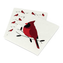 Load image into Gallery viewer, Cardinals Dishcloths. Set of 2