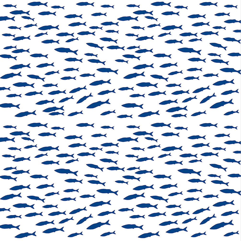 Luncheon Fish Shoal Napkins. 20 Pack