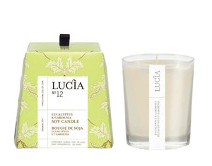 Lucia N°12 Soy Candle Eucalyptus & Gardenia