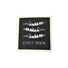 Load image into Gallery viewer, Guest Book - birds - black/white