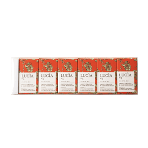Lucia N°4 Guest Soaps Gift Box 6 Bars Green Orange & Oak Moss Soap