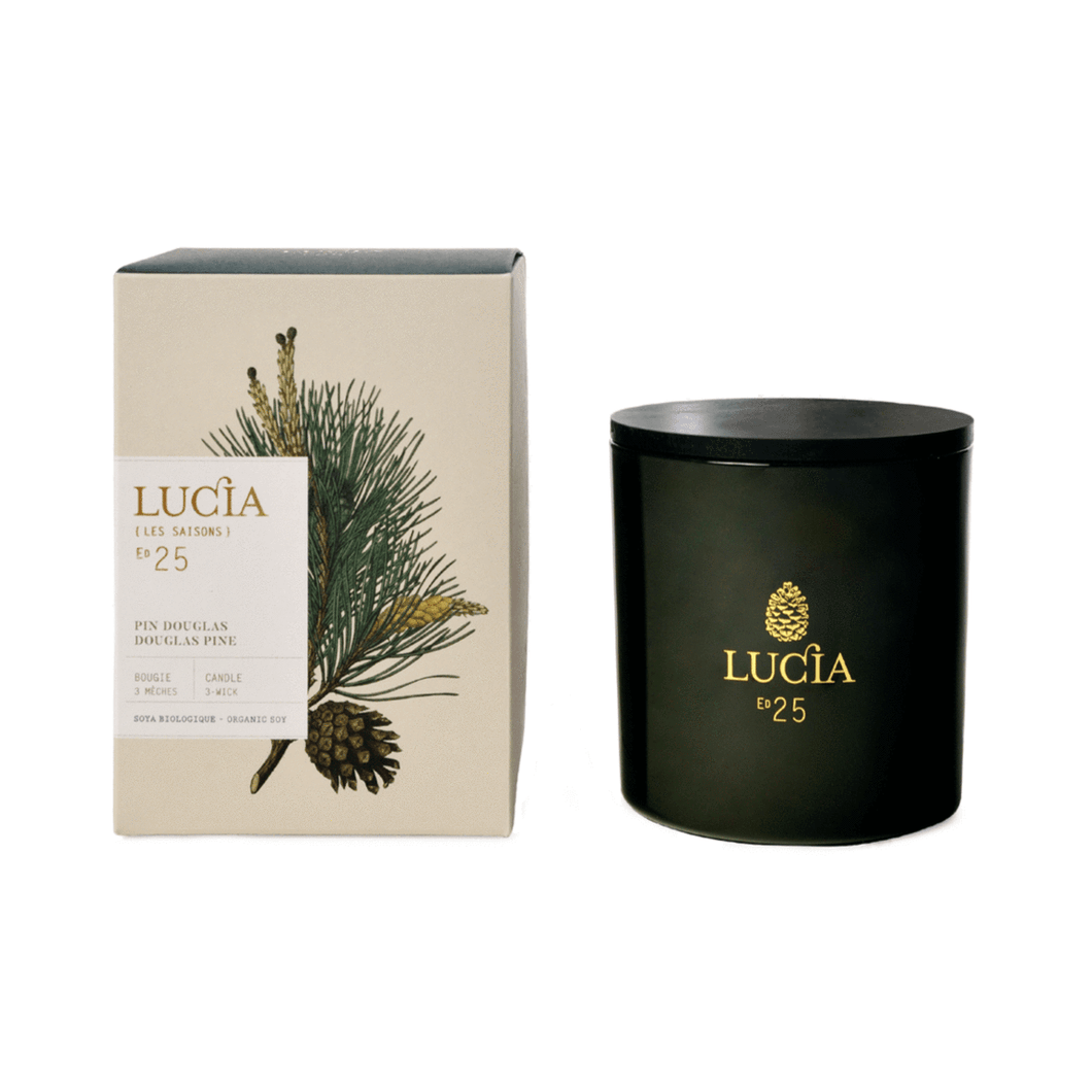 Lucia Douglas Pine Candle 3-wick
