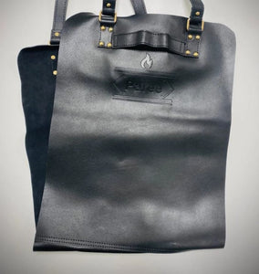 Leather Firewood Tote