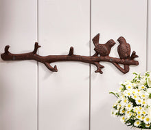 Load image into Gallery viewer, Cast Iron Bird Wall Hook