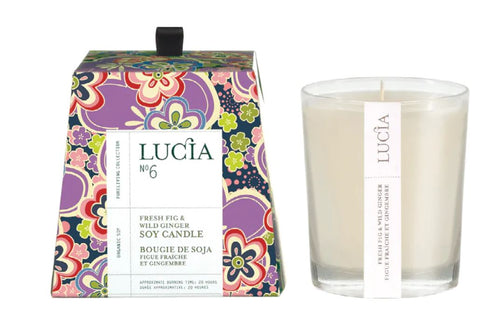Lucia N°6 Soy Candle Wild Ginger & Fresh Fig