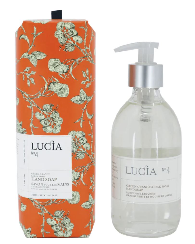 Lucia N°4 Liquid Hand Soap Green Orange & Oak Moss