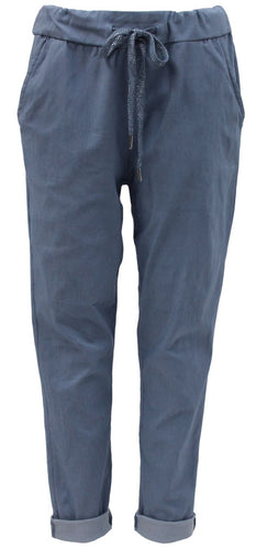 Made in Italy Brand Plain Jogger Pants