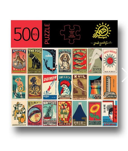Puzzle -500 pc Matchbox Covers