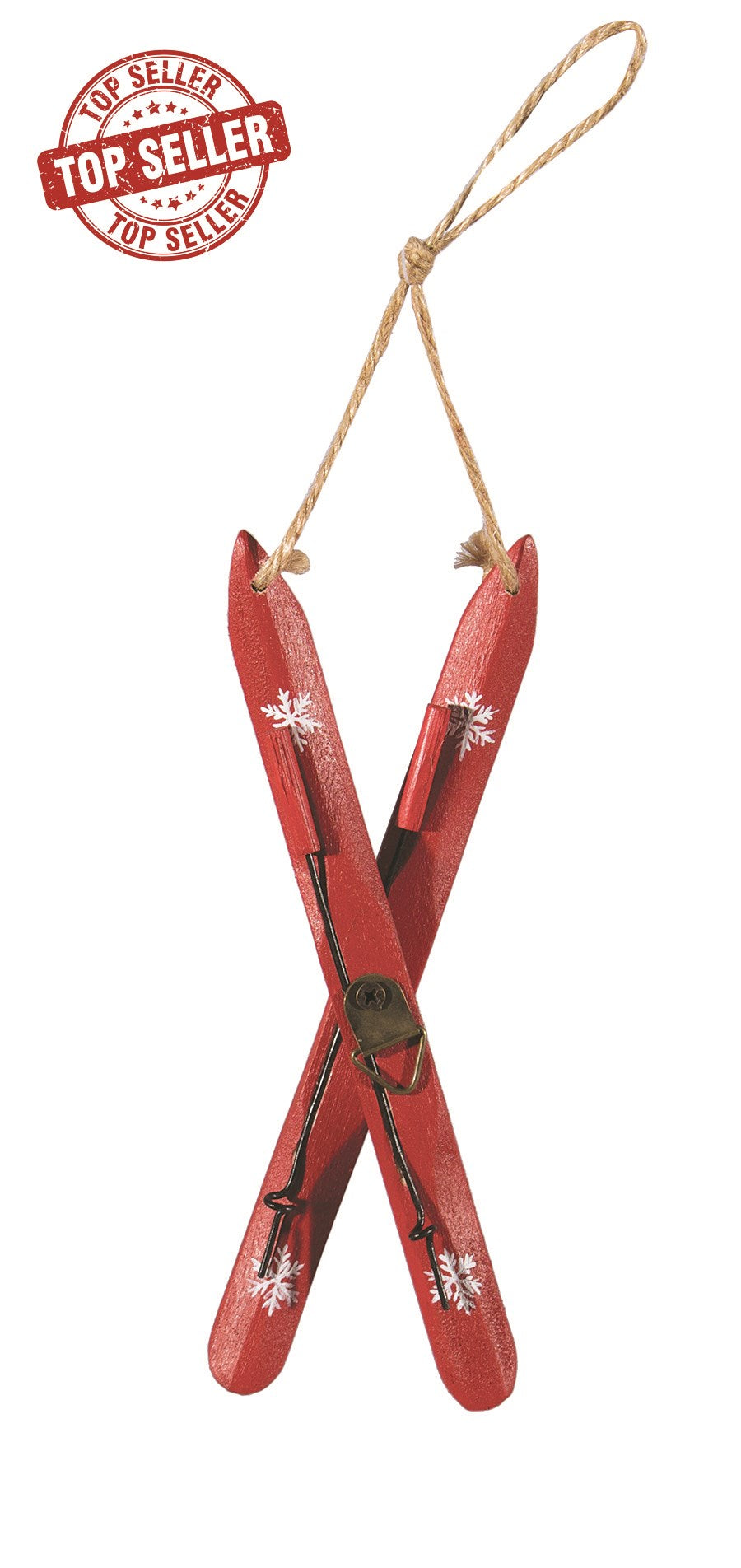 Crossed Skis Ornament